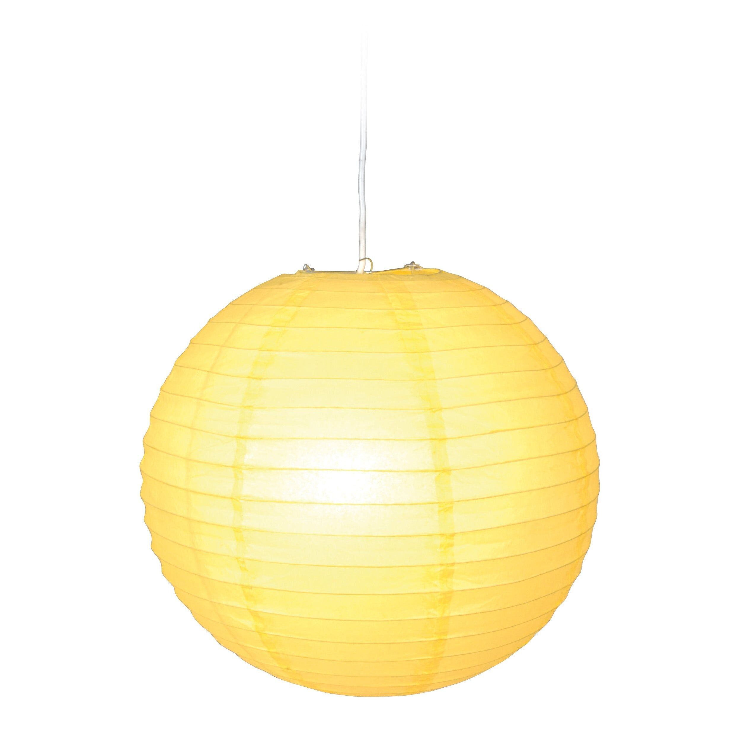 Paper shade for smooth-walled pendulum