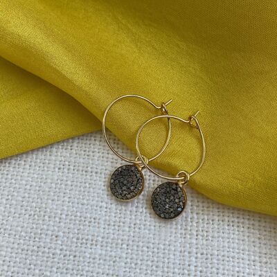 Black Diamond Earrings - Mulan