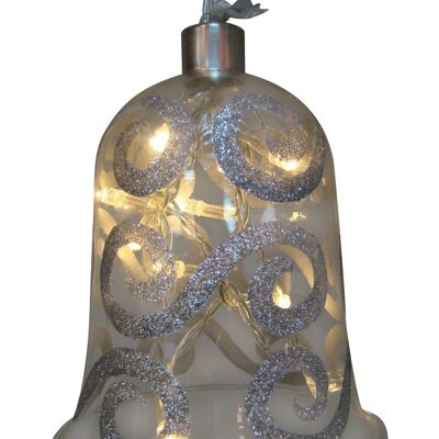 Verre décoratif avec guirlande lumineuse « Cloche »