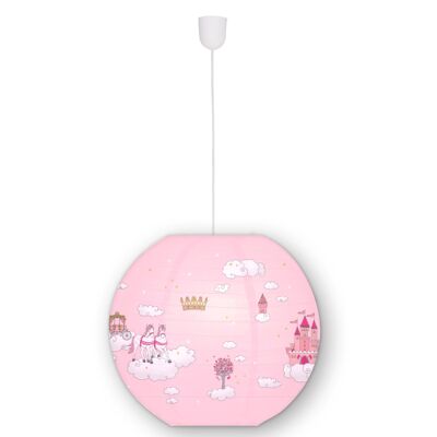 Japanese balloon "Kid Balloon" Princess pendant lampshade made of paper with a diameter of 40 cm