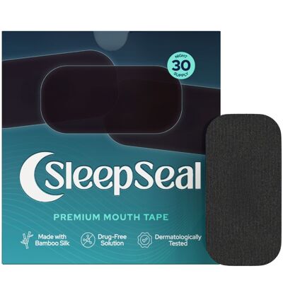 SleepSeal Mouth Tape for Sleeping - 30 Night Supply - Reduce Snoring, Improve Sleep Quality - Dermatologically Tested Sleep Tape