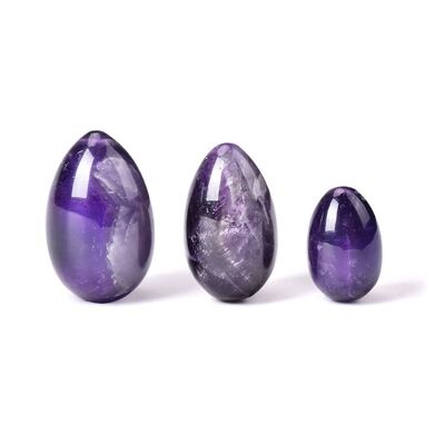 Undrilled Amethyst Yoni Eggs