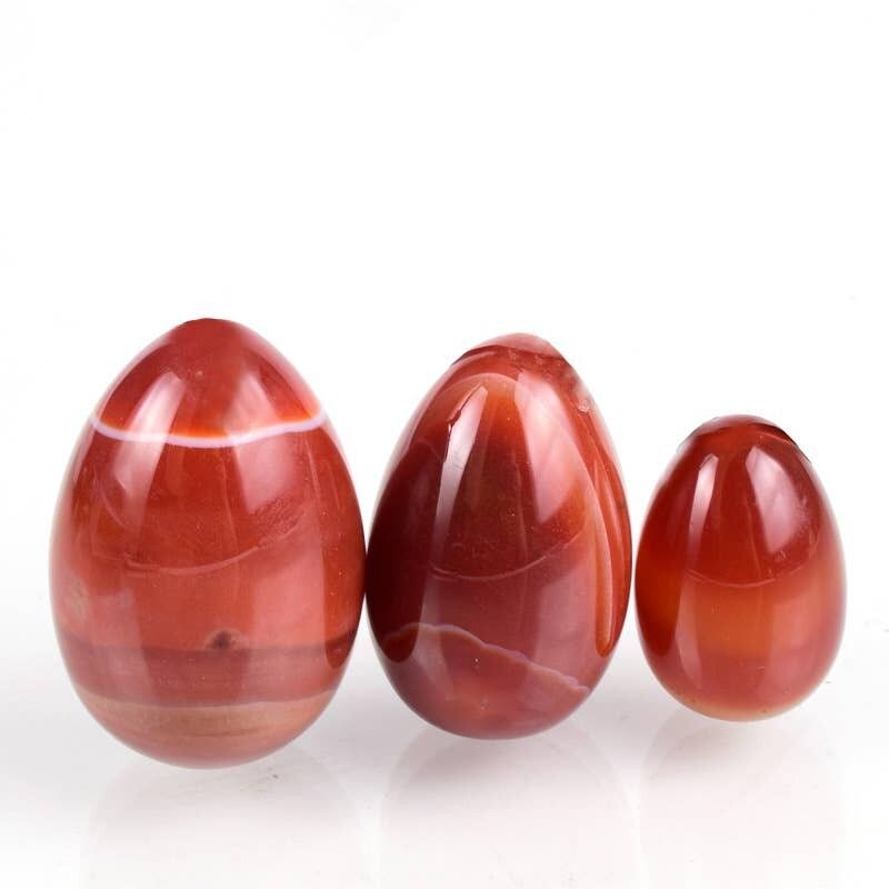 Uova di Yoni di Corniola non forate