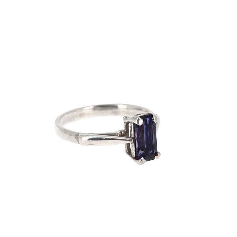 Iolite sfaccettata e argento 925