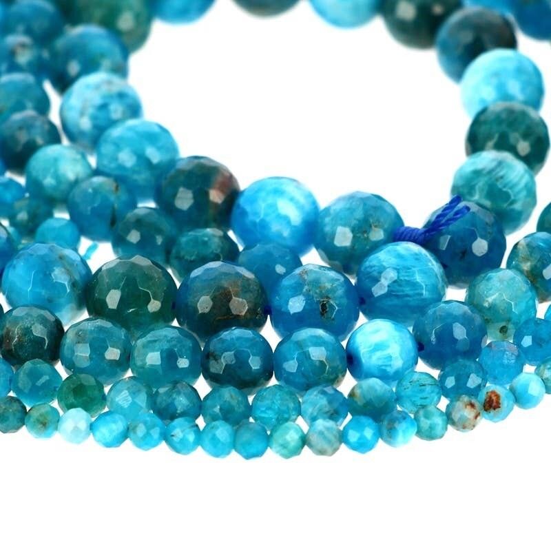 Perle di apatite sfaccettata EXTRA