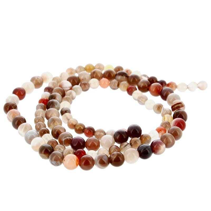 Perle di agata del Botswana