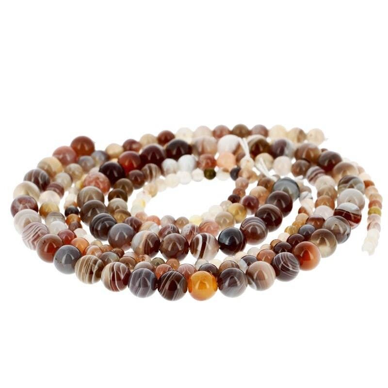 Perle di agata del Botswana EXTRA