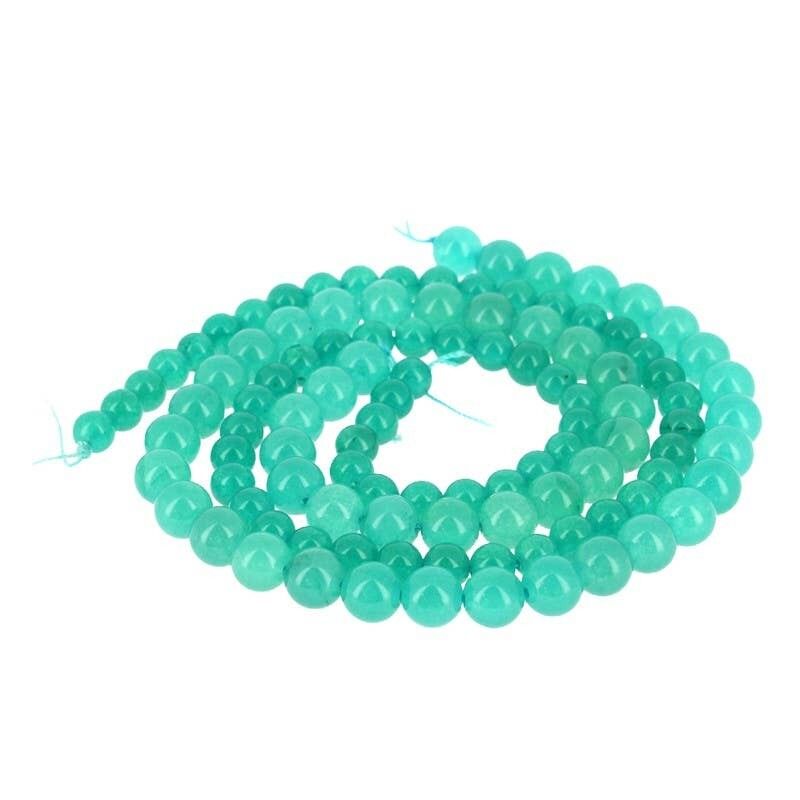 Perle di agata blu (tinte)