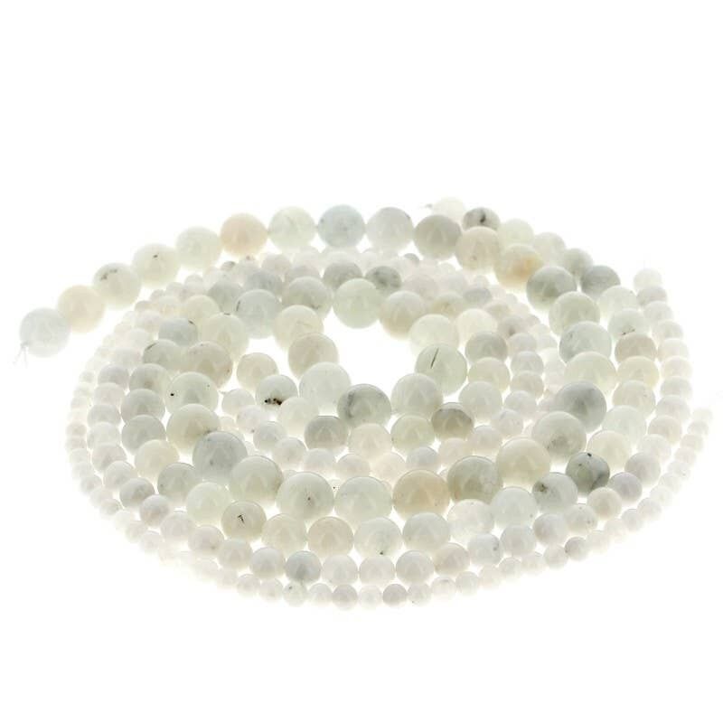 Perle di pietra di luna bianca