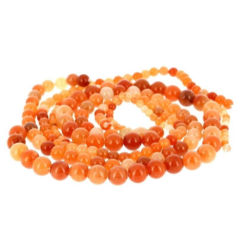 Perle di avventurina rossa