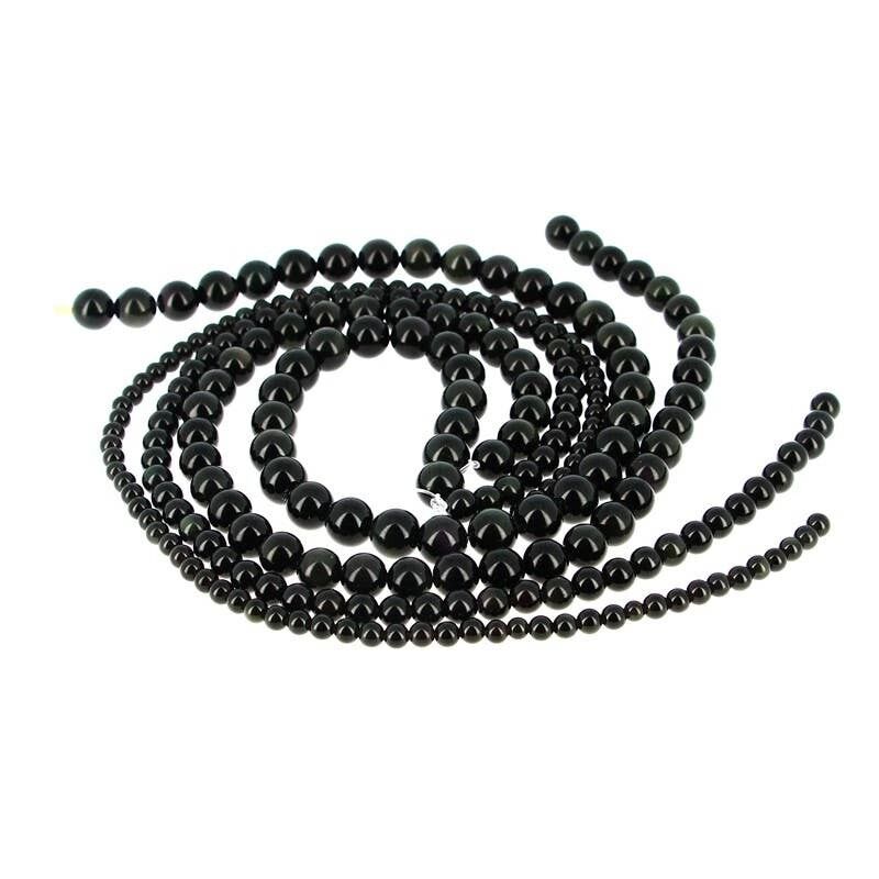 Perle di ossidiana occhio celeste EXTRA