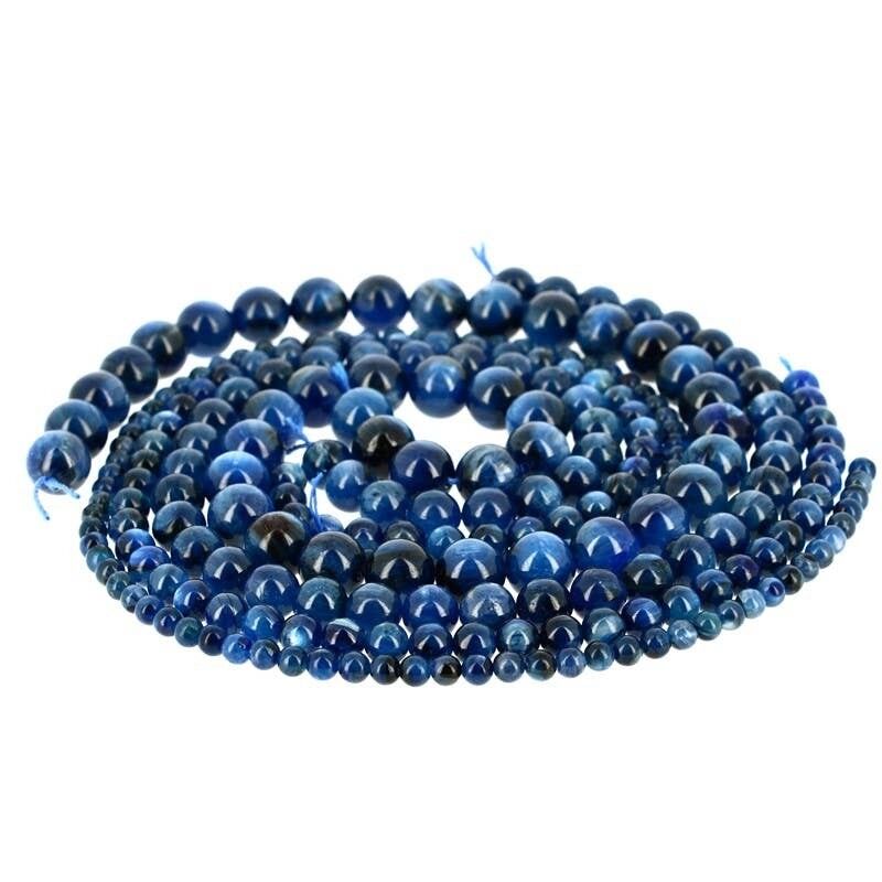 Perle di cianite EXTRA originali (qualità superba)