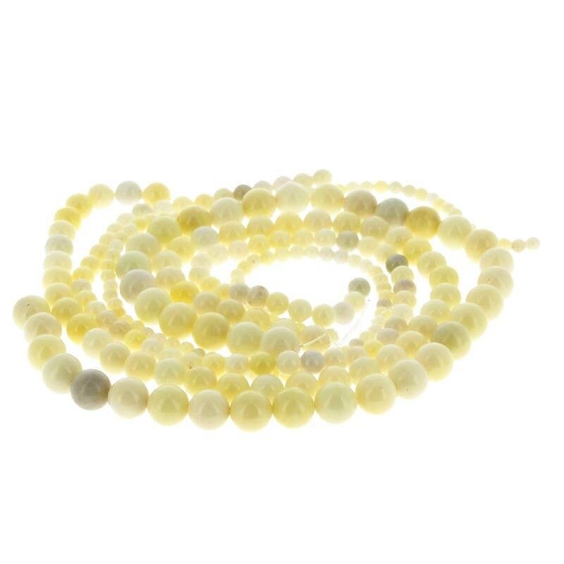 Perle di giada avorio