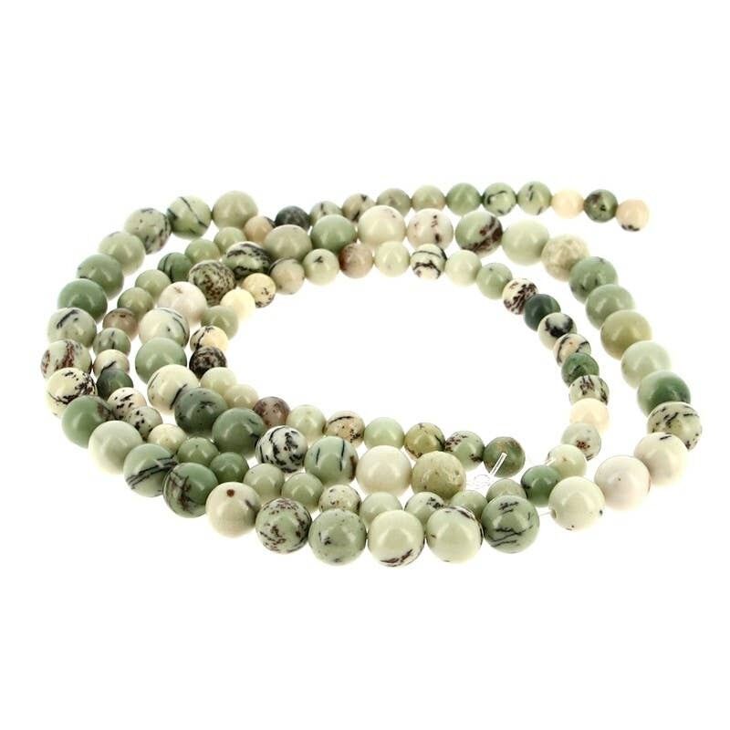 Perle di diaspro dendritico (pino)