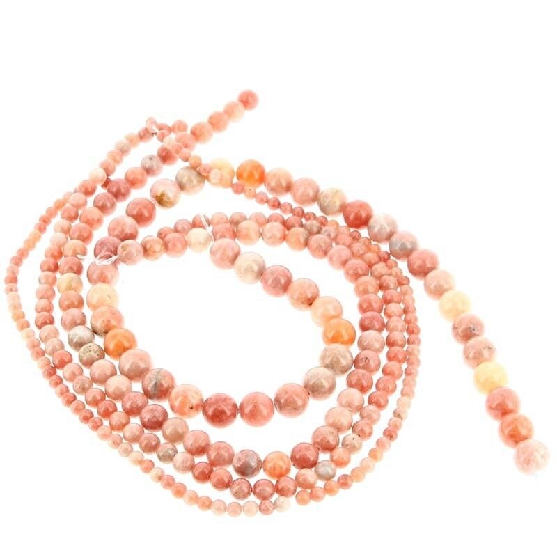 Perle di calcite arancione EXTRA