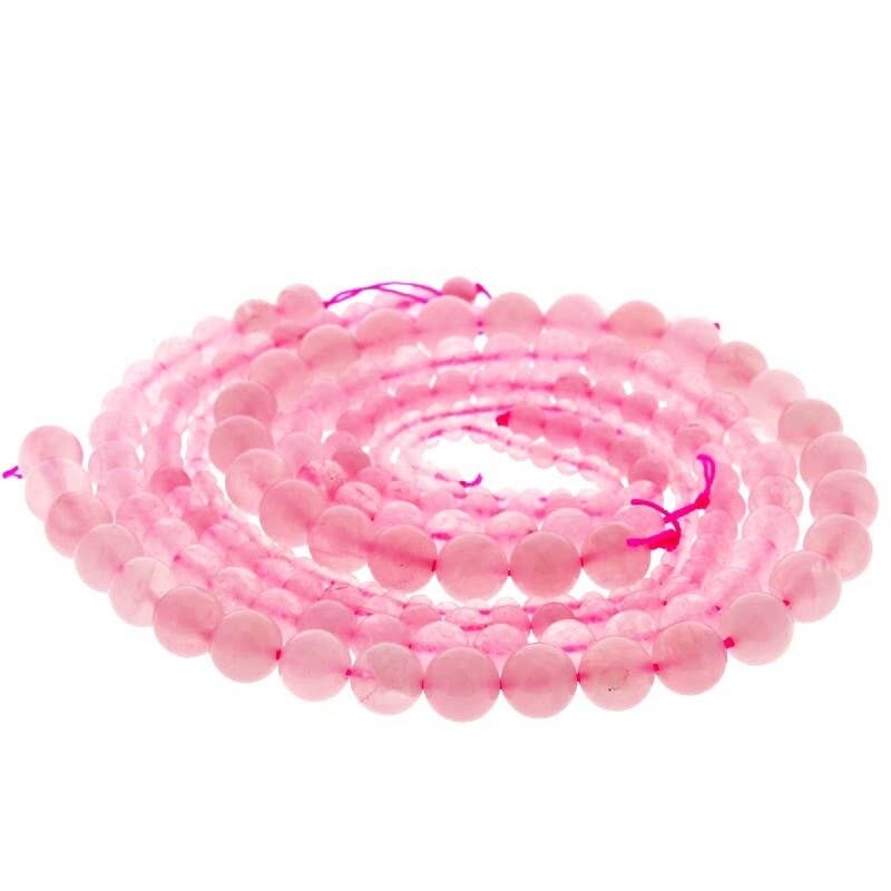 Perle di quarzo rosa (colorate)