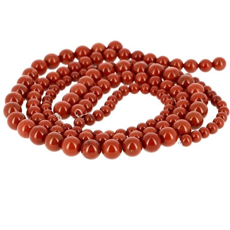 Perle di diaspro rosso