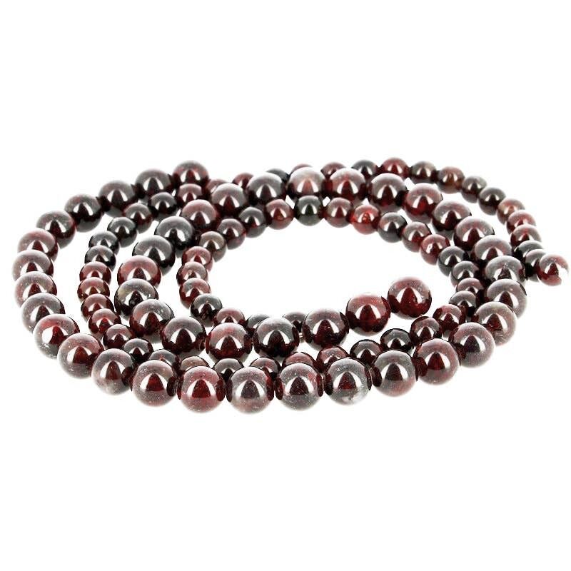 Perline di diaspro papavero