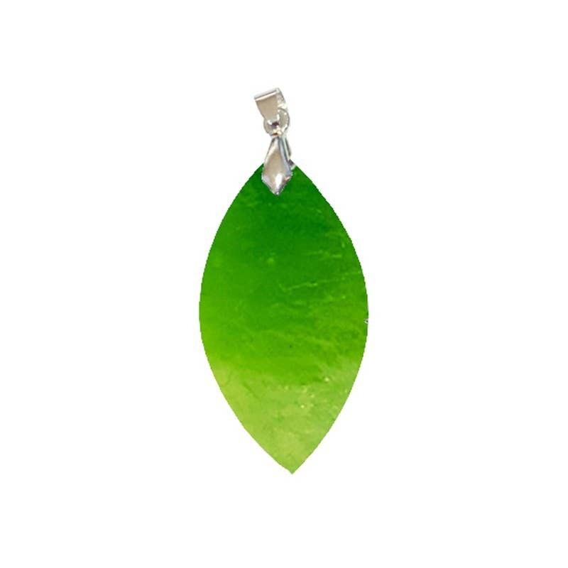 Ciondoli in fluorite verde marquise da 3 a 4 cm