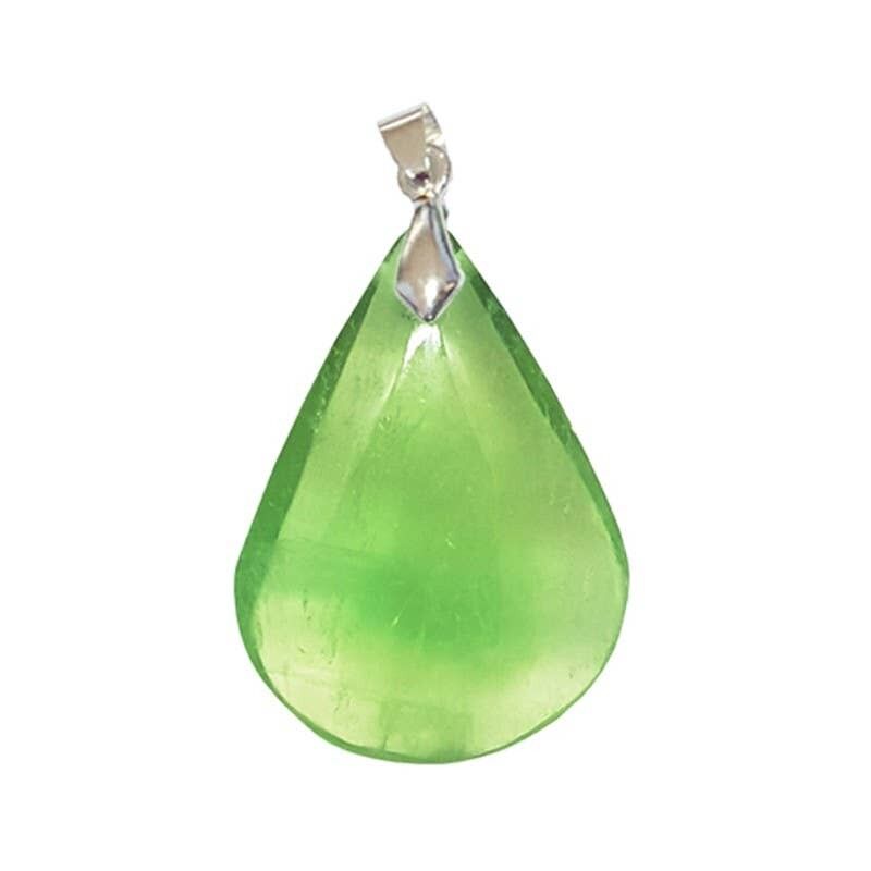 Ciondolo in fluoro verde, 2 pezzi.5 a 3.5CM