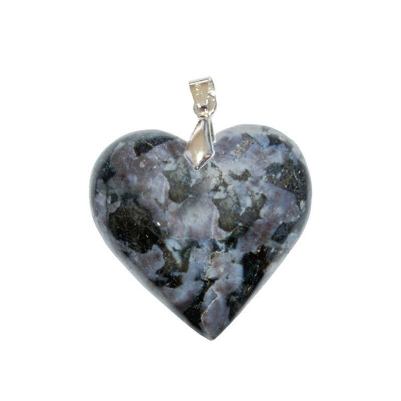 Ciondoli a forma di cuore in gabbro 2.5 e 3.5CM