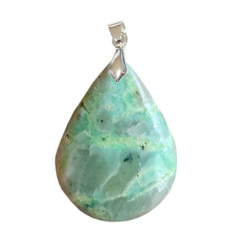 Ciondoli pendenti in pietra di luna verde da 2.5 a 3.5CM