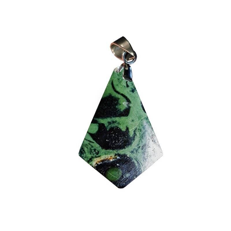 Da 2 a 3 pendenti a forma di aquilone in diaspro Kambamba.5CM