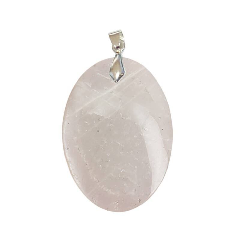 2 pendenti ovali in pietra di luna bianca perlata.5 a 3.5 gradi