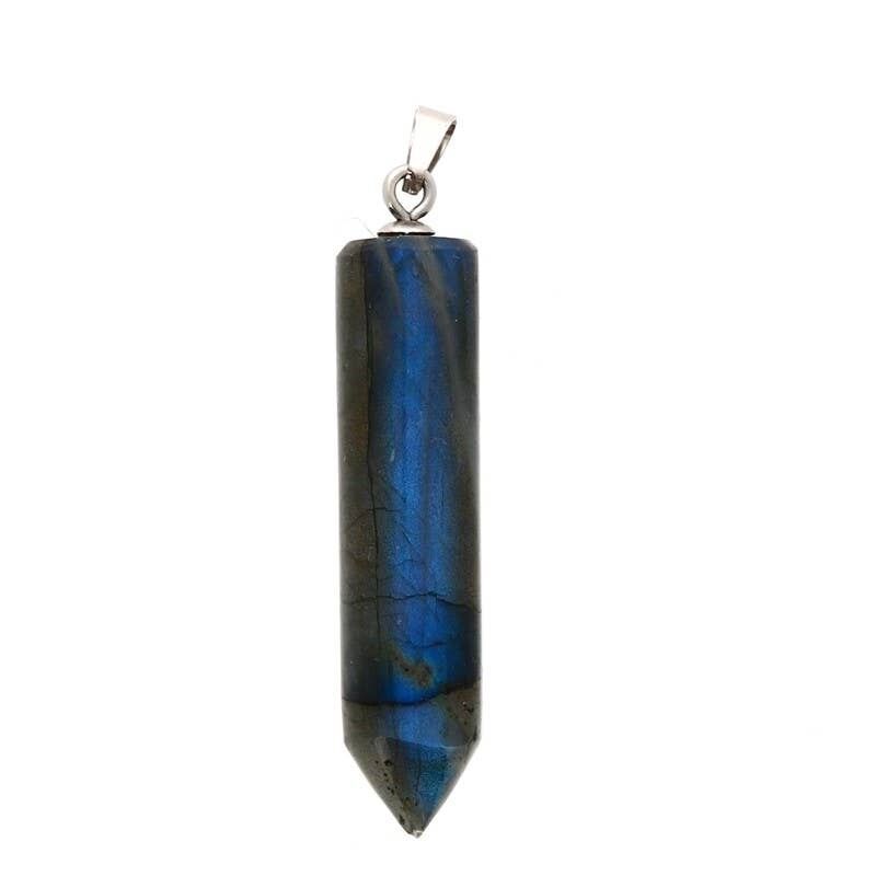 Ciondoli in Labradorite Blu Punta 3 e 5 cm