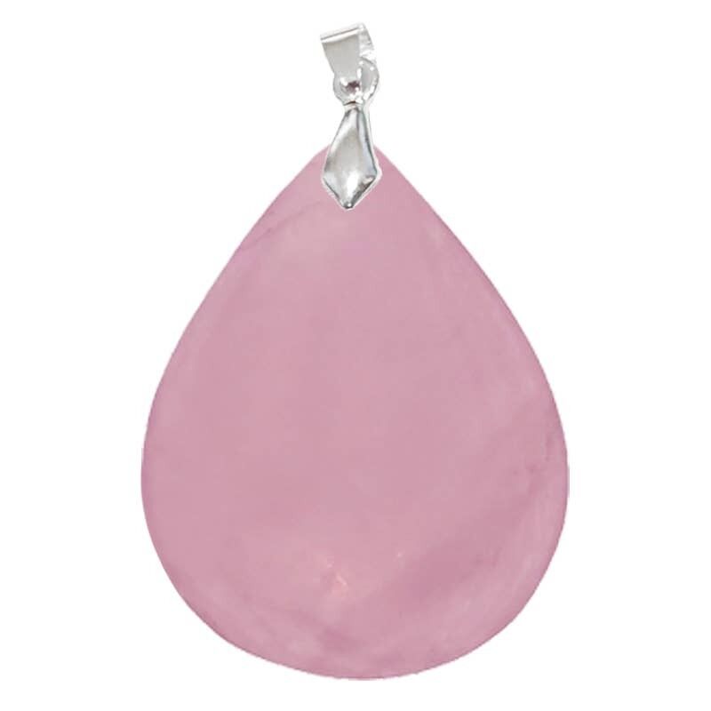 Ciondoli pendenti in quarzo rosa da 2.5 a 3.5CM