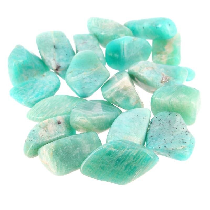 500 g Amazonite EXTRA Tumbled Stones del Madagascar