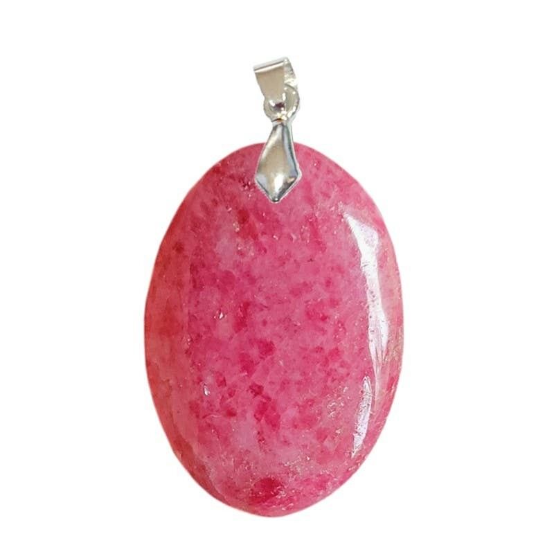 Ciondoli ovali EXTRA in rodonite da 2 a 3.5CM