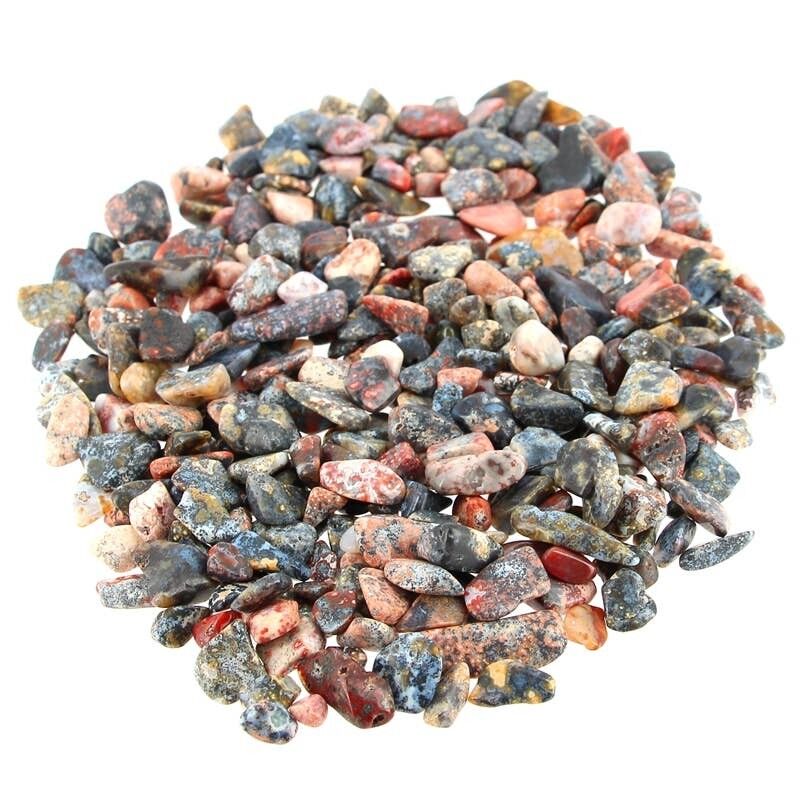 Pietre burattate EXTRA di diaspro orbicolare blu da 500 g