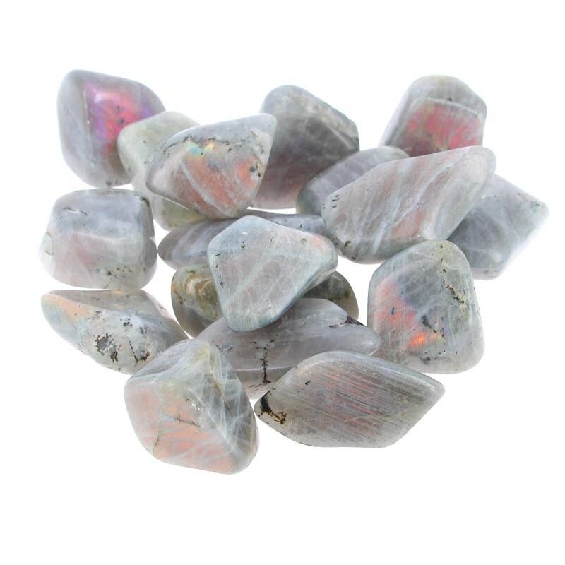 500 g Labradorite Rainbow EXTRA Tumbled Stones