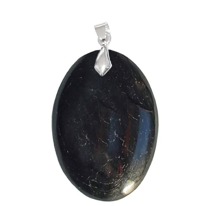 Ciondolo ovale in tormalina 3 a 3.5CM