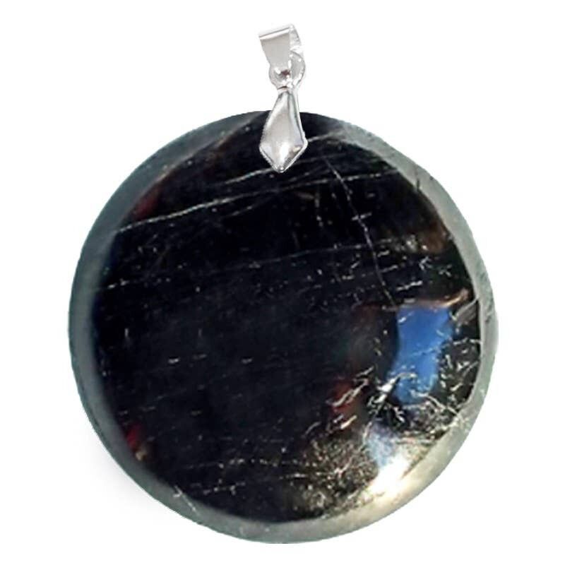 Ciondolo tondo in tormalina 2.5 e 3.5CM