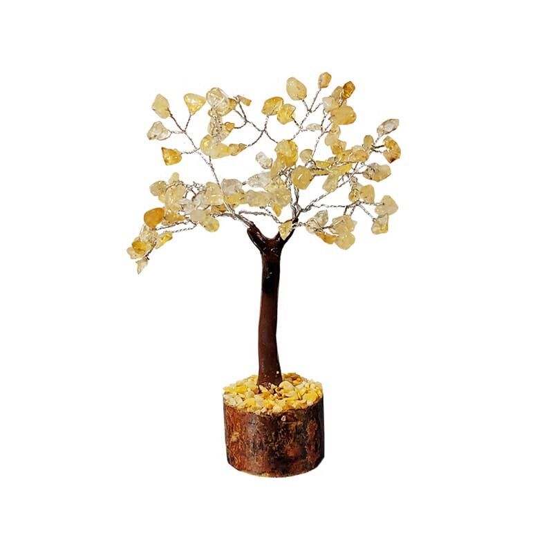 Citrino Albero della Felicità 100 pietre 18 cm