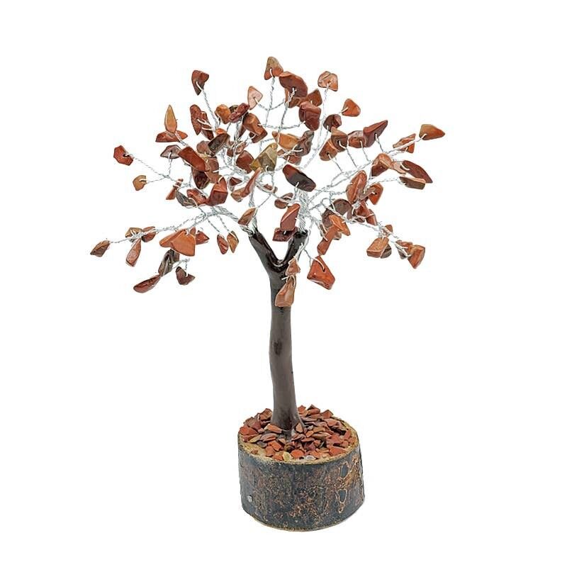 Alberi della Felicità Diaspro Rosso 100 Pietre 18 cm