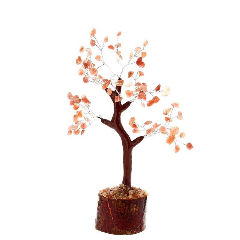 Albero della Felicità Pietra del Sole 100 pietre 18 cm