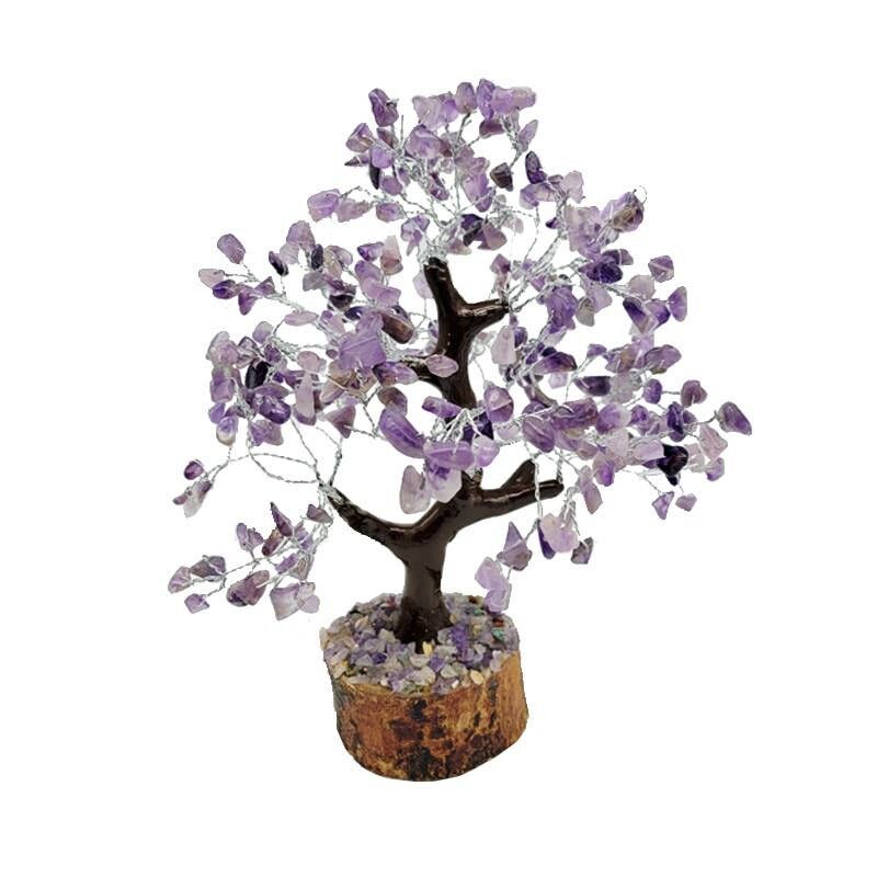 Ametista Albero della Felicità 300 pietre 21 cm