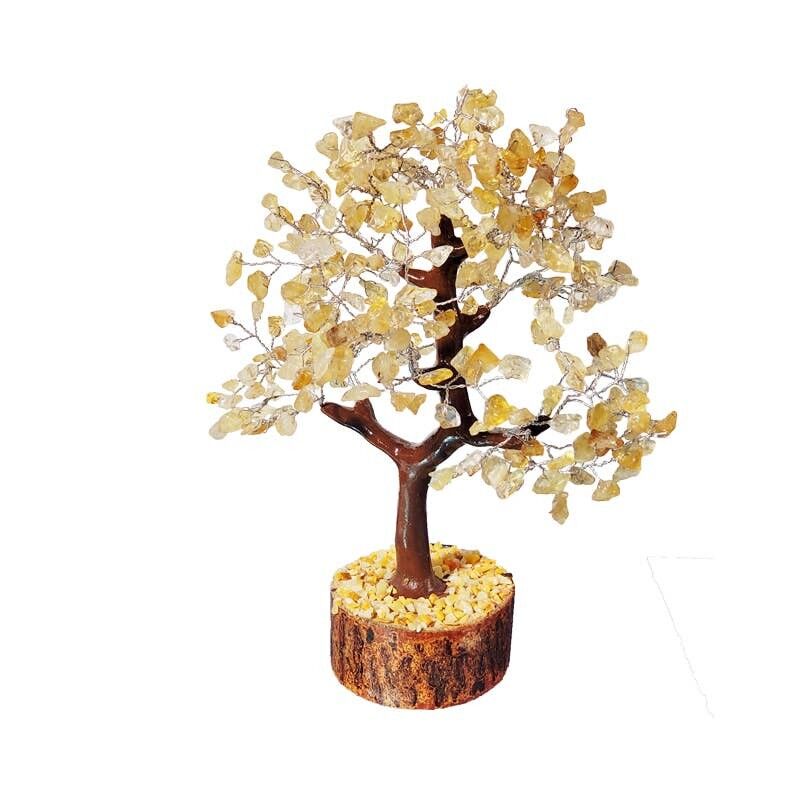 Citrino Albero della Felicità 300 pietre 21 cm