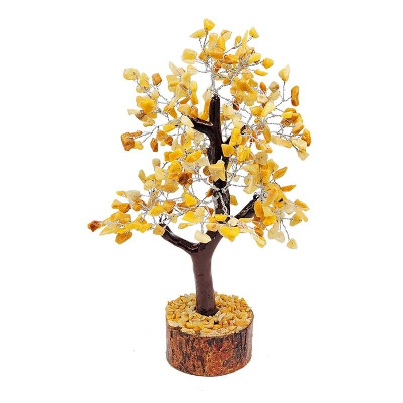 Alberi della Felicità Avventurina Gialla 300 Pietre 21 cm