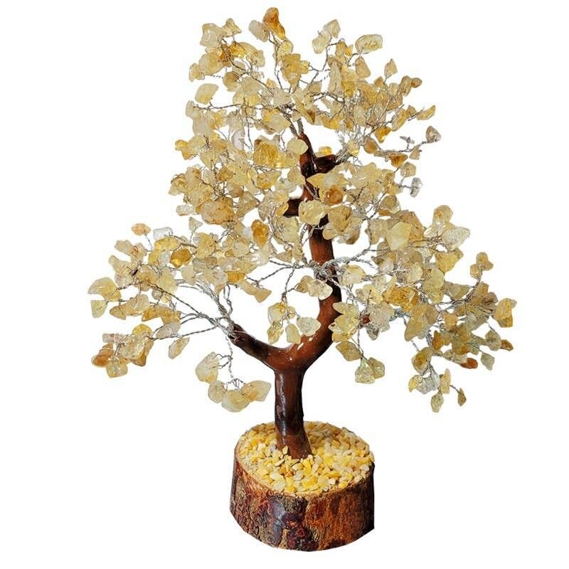 Citrino Albero della Felicità 500 pietre 25 cm