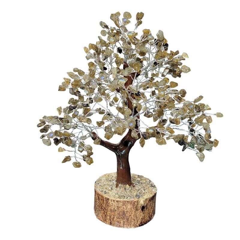 Albero della Felicità Labradorite 500 pietre 25 cm