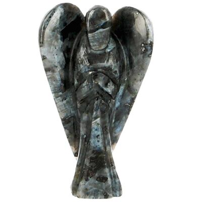 Ange Larvikite (Labradorite Noire) 10 cm