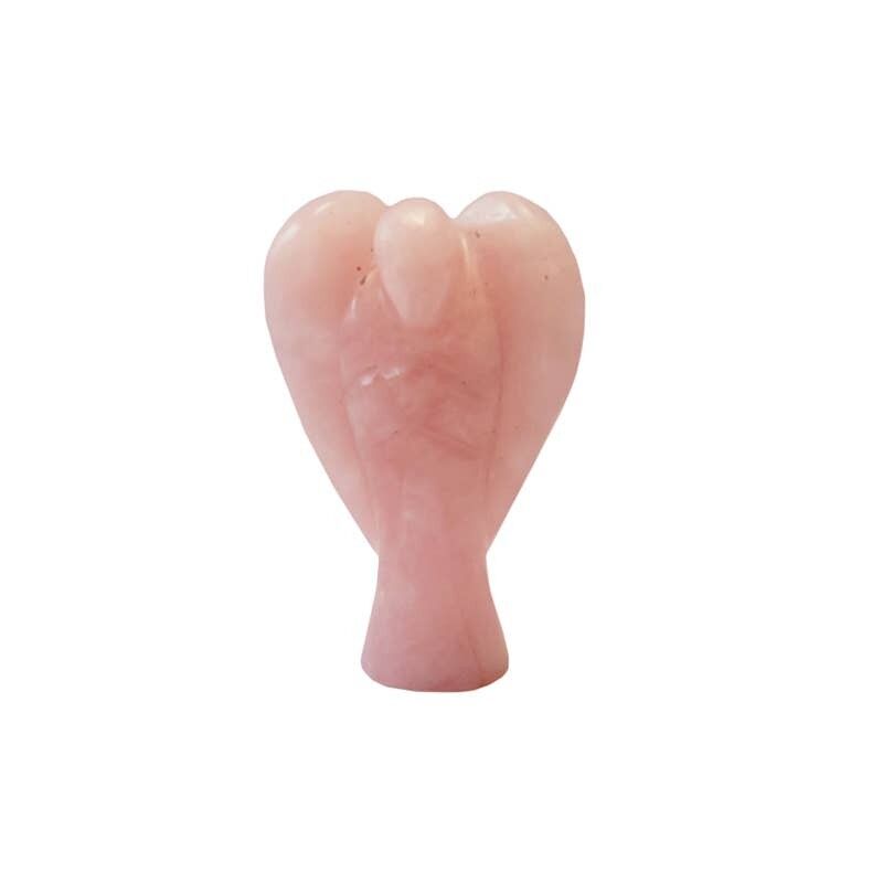 Angelo in quarzo rosa 5 cm