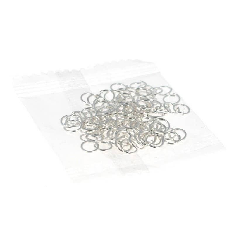 100 anelli aperti da 6 mm