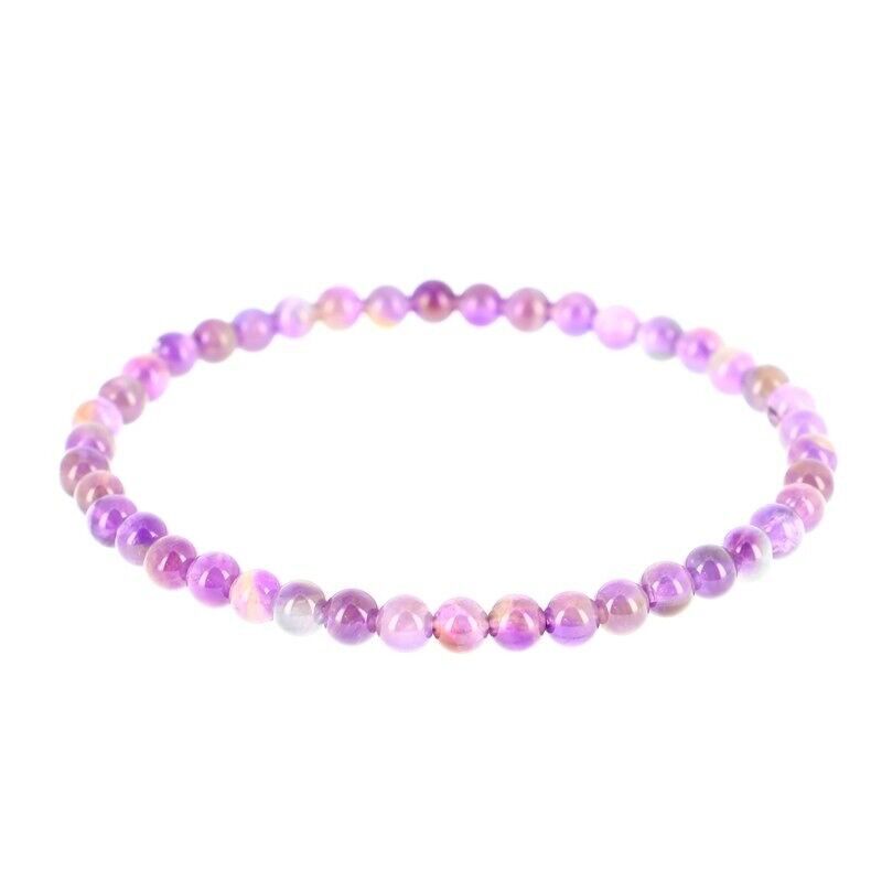 Bracciale Perline Ametista 4mm