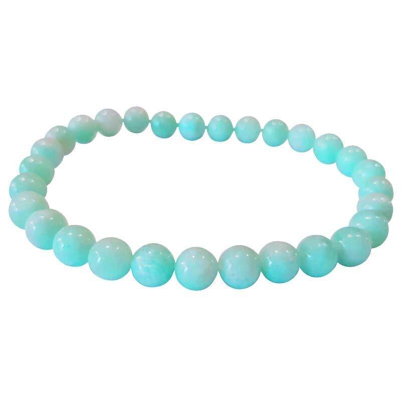 Perle di amazzonite naturale 6 mm AA