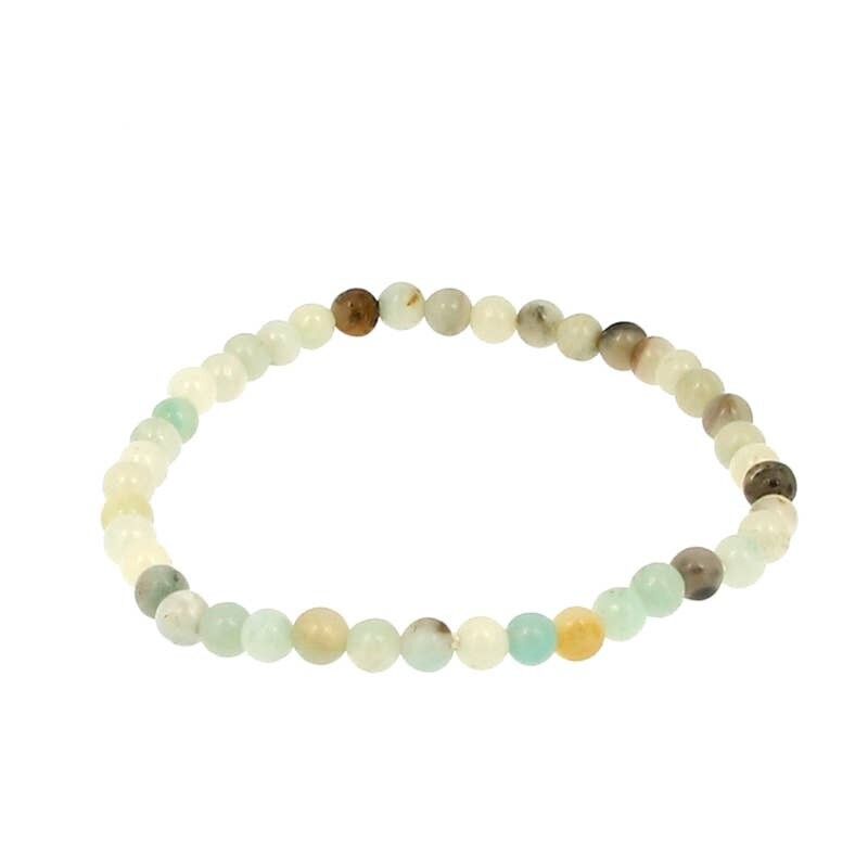 Perle di amazzonite naturale 4 mm A